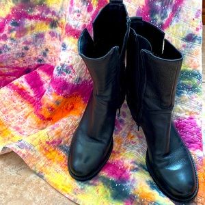 BCB Girls - Round Toe Black Ankle Boots w/Zipper S9M